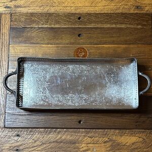 Vintage Silver-plated Rectangular Serving Tray